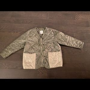 Anine Bing green puffer jacket